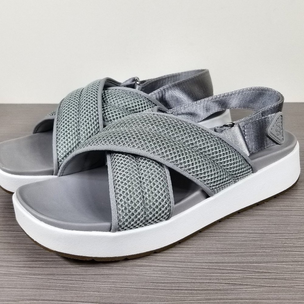 UGG Gray Mesh Sandals